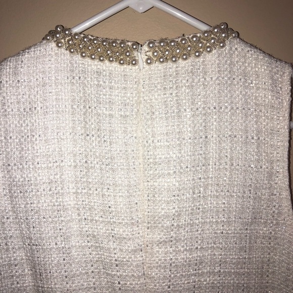 NWT WHY Dress Pearl Neck Line Dress - Picture 5 of 6